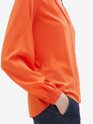 TOM TAILOR Bluse in Orange