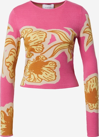 The Wolf Gang Sweater 'HIBISCUS INTARSIA' in Pink: front
