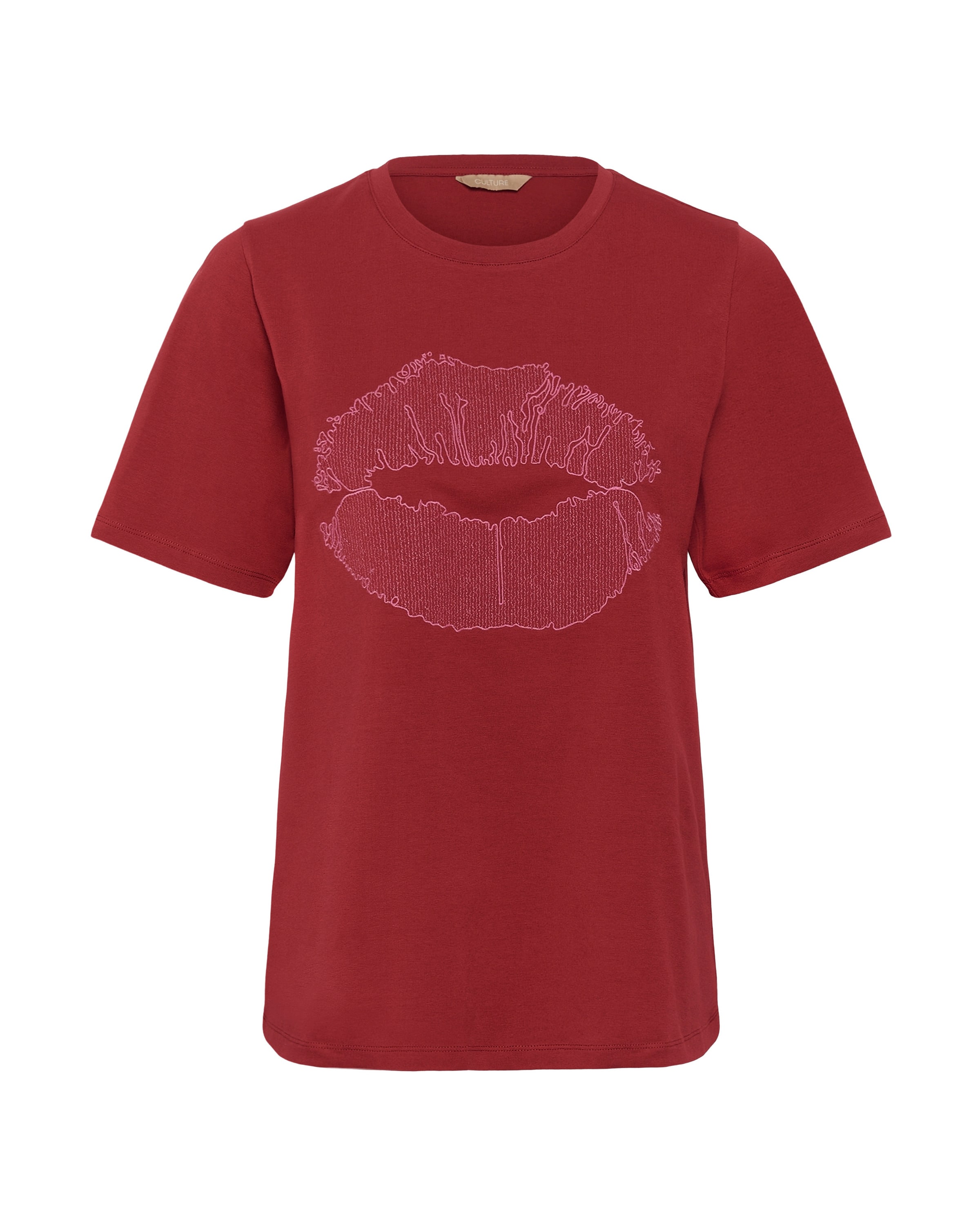 T-shirt 'CUEmba Gith' CULTURE en rouge : devant