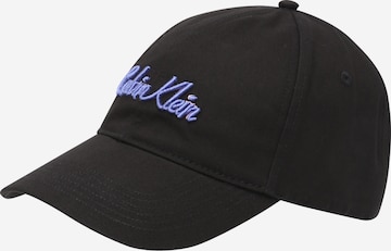 Casquette Calvin Klein Jeans en noir : devant