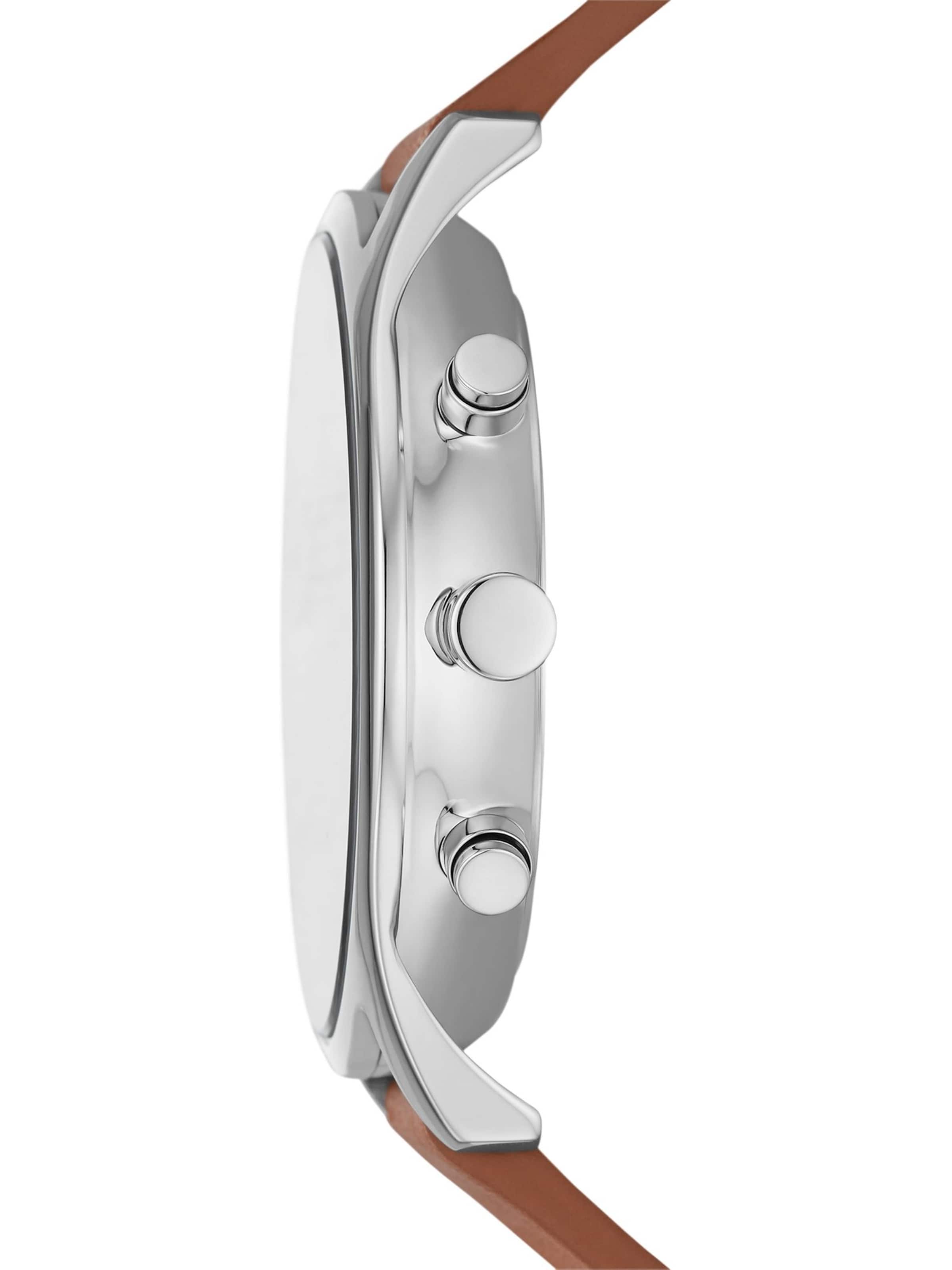 SKAGEN Analoguhr in Braun