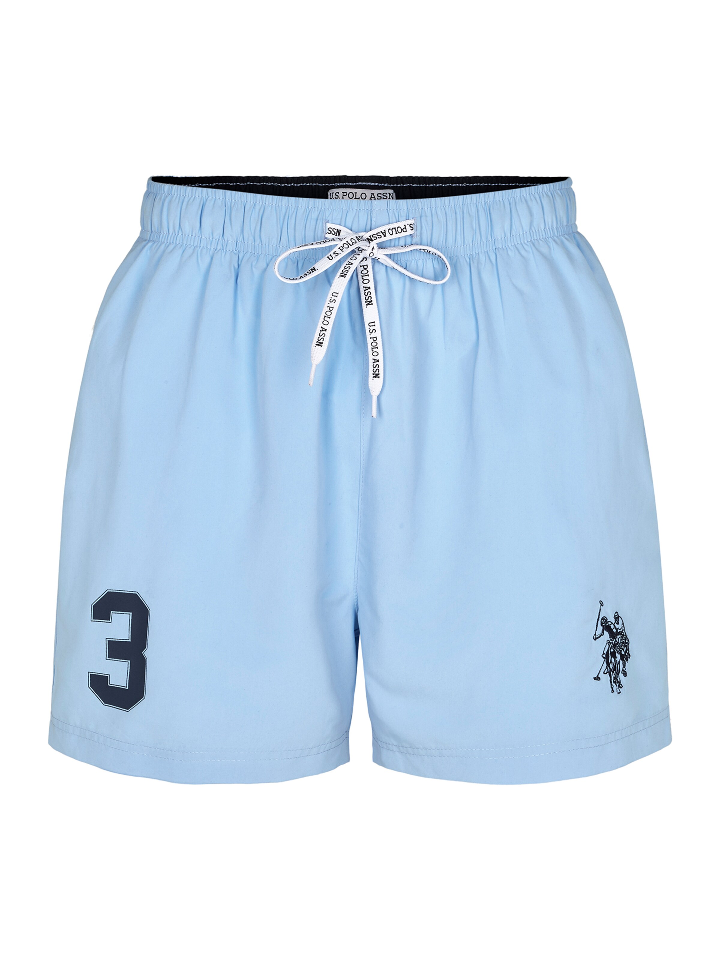 U.S. POLO ASSN. Badeshorts 'UMALEXANDER' i blå: forside