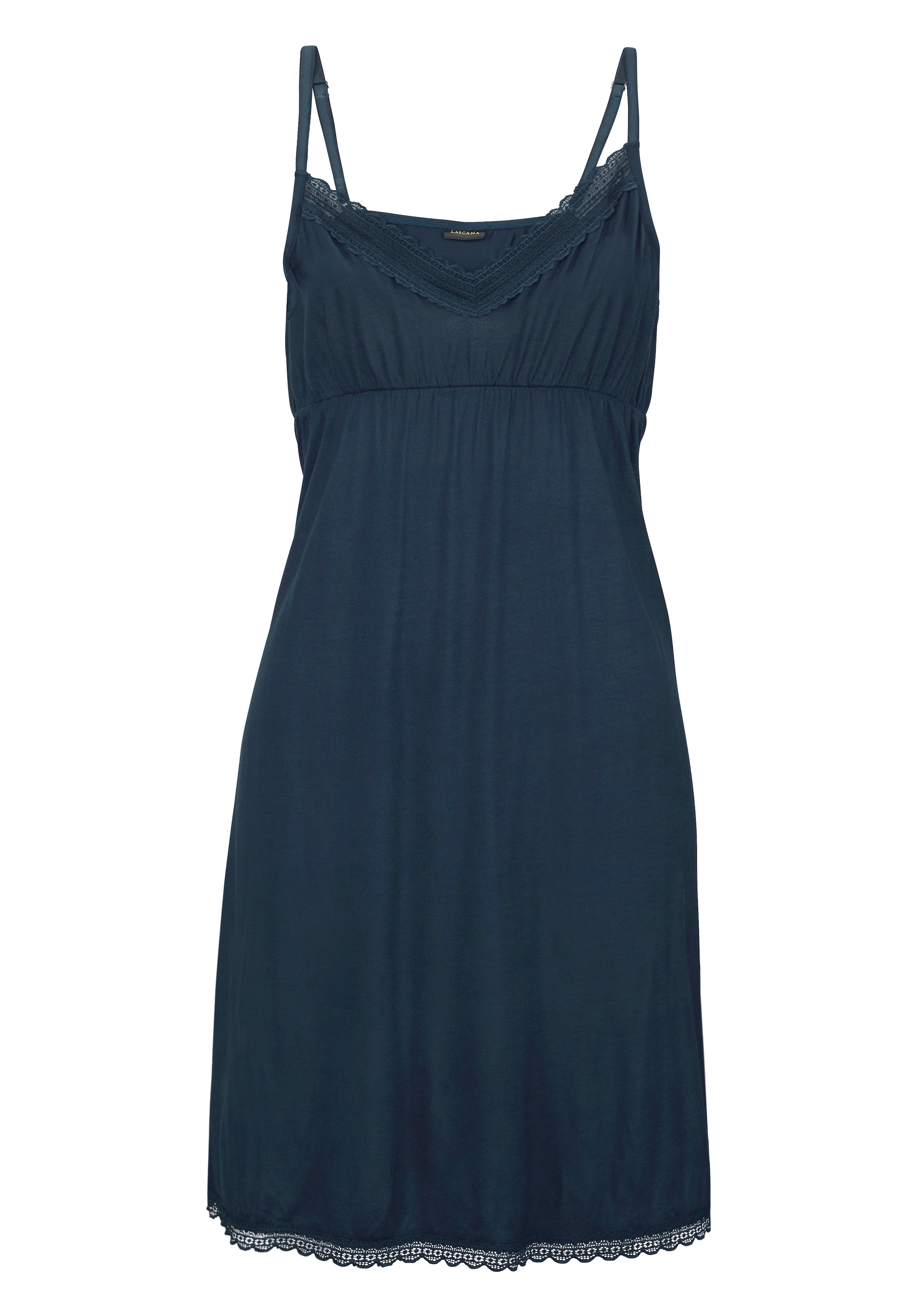 LASCANA Νυχτικιά σε μπλε: μπροστά