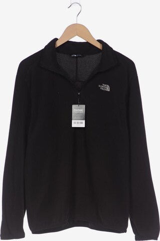 THE NORTH FACE Sweatshirt & Zip-Up Hoodie in L in Black: front