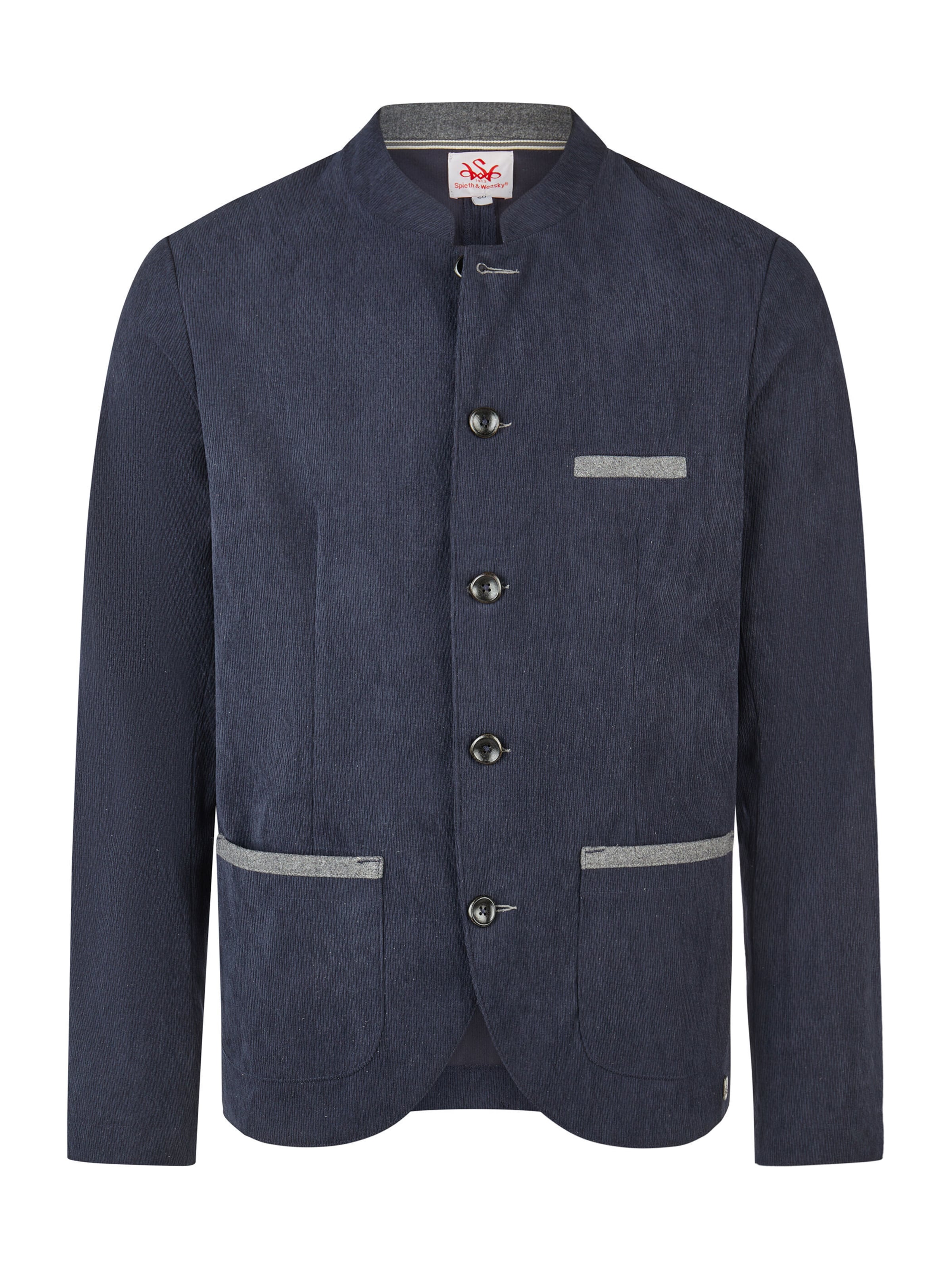 Veste bavaroise 'Hendrik' SPIETH & WENSKY en bleu : devant