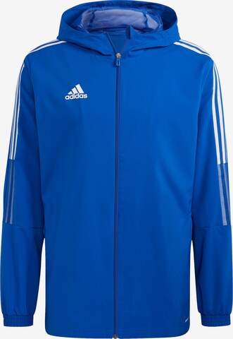 ADIDAS SPORTSWEAR Trainingsjack in Blauw: voorkant