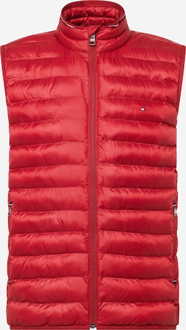 Gilet TOMMY HILFIGER en rouge : devant