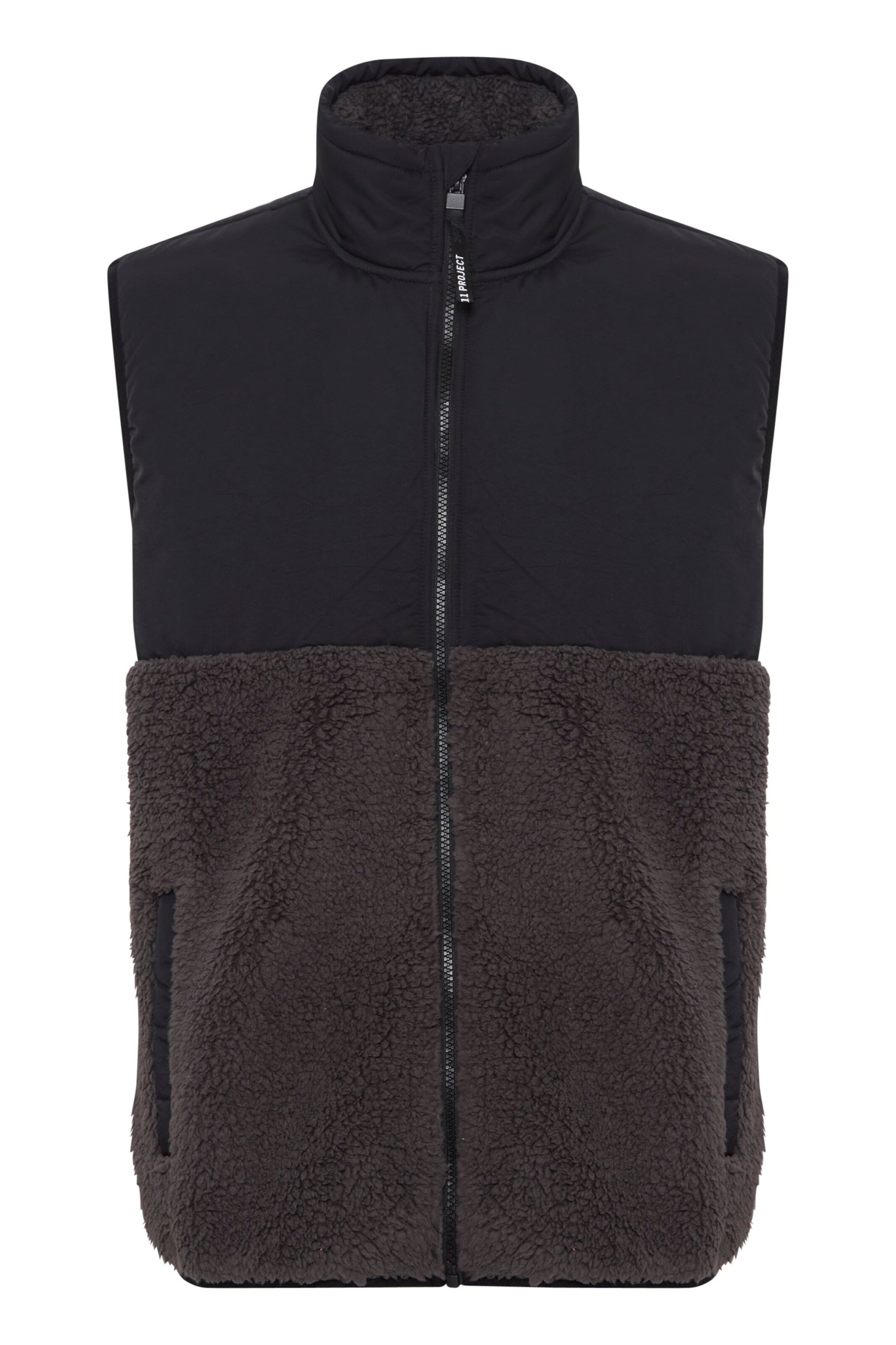 11 Project - Chaleco 'Pietto' en marrón: frente