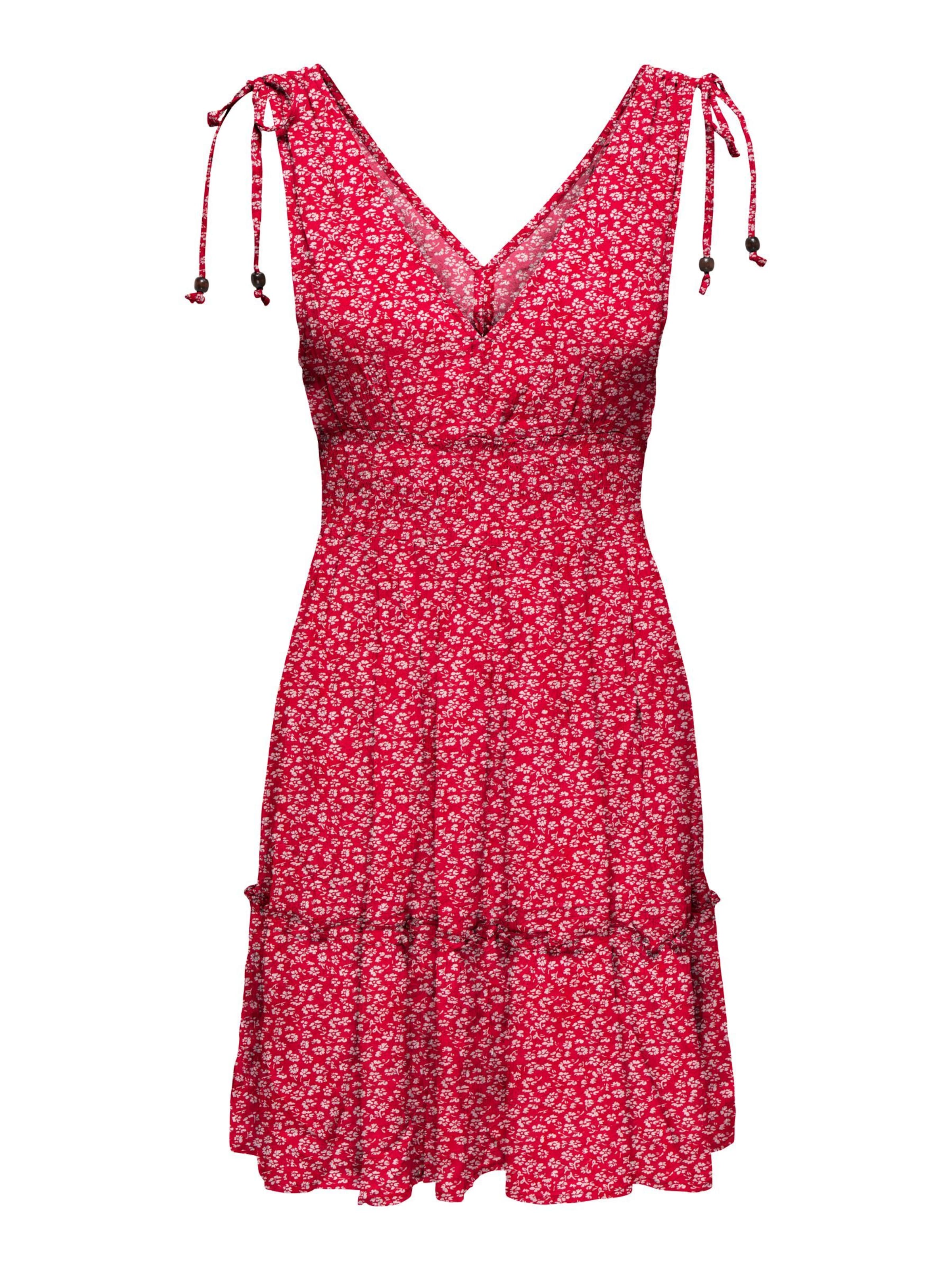 ONLY Zomerjurk 'ONLFernanda' in Rood: voorkant