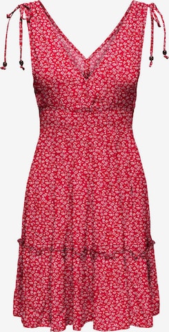 ONLY Лятна рокля 'ONLFernanda' в червено: отпред