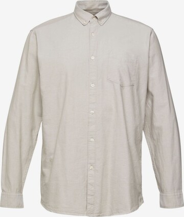 ESPRIT Button Up Shirt in Beige: front