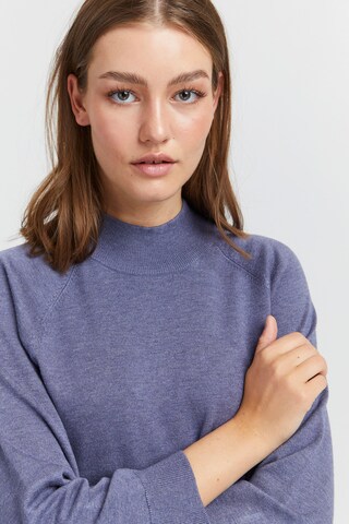 PULZ Jeans Pullover 'SARA' in Blau