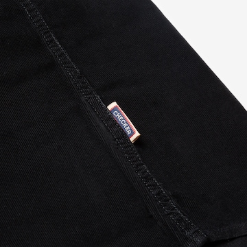 Checker Regular fit Overhemd ' Dynasty Cord ' in Bruin