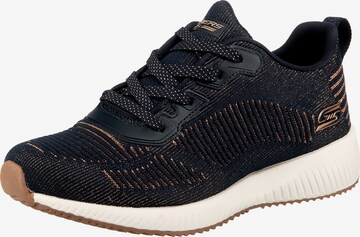 Baskets basses SKECHERS en bleu : devant