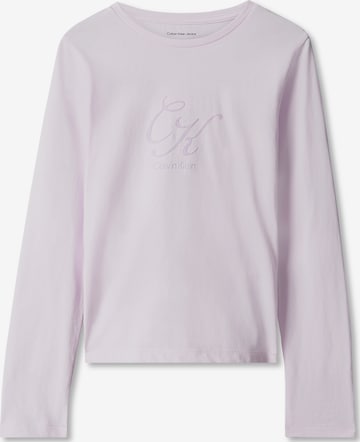 Calvin Klein Jeans Shirt in Lila: voorkant
