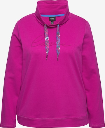 Ulla Popken Sweatshirt in Pink: front