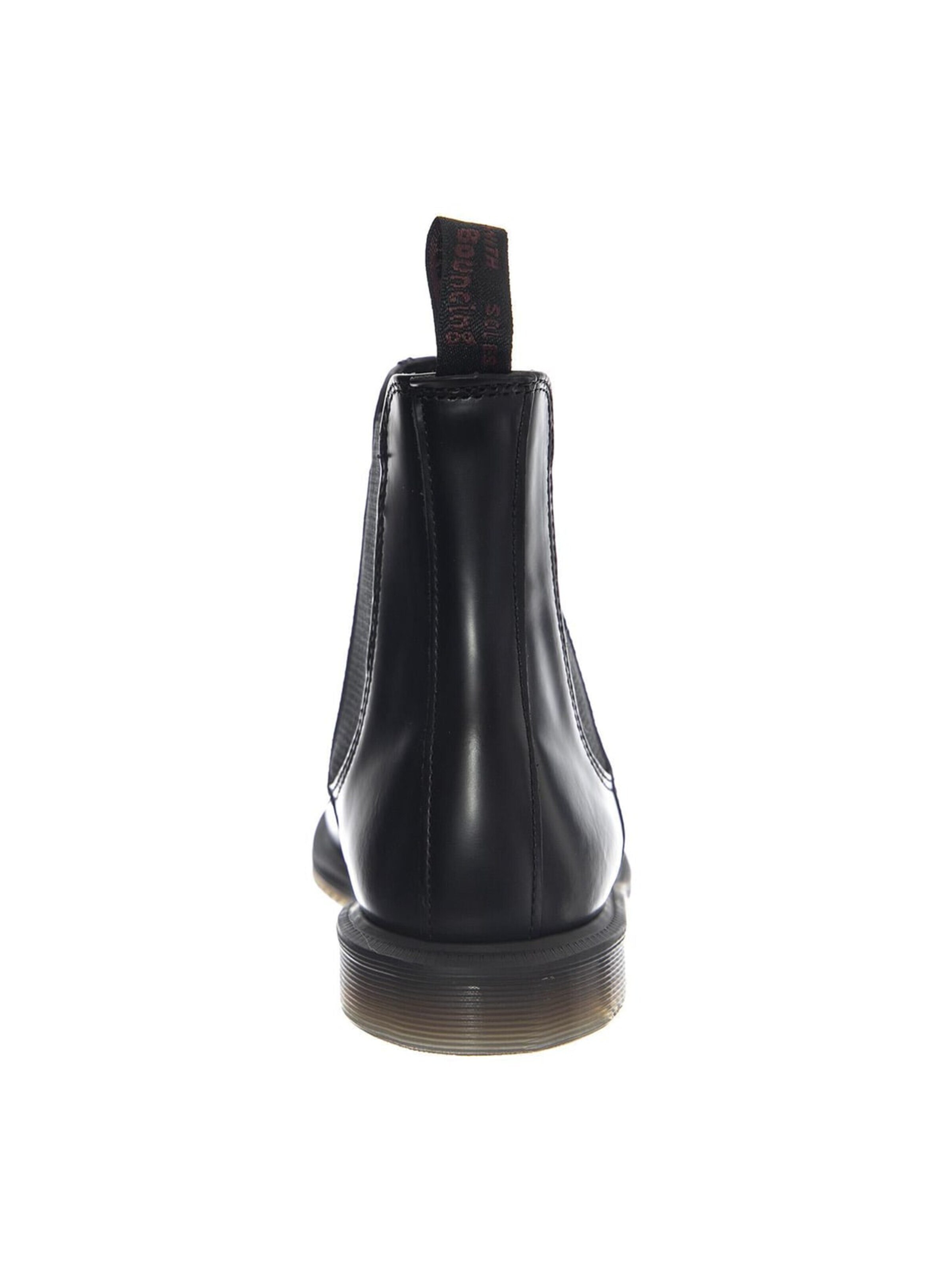 Dr. Martens Laarzen 'Flora Black Polished Smooth' in Zwart