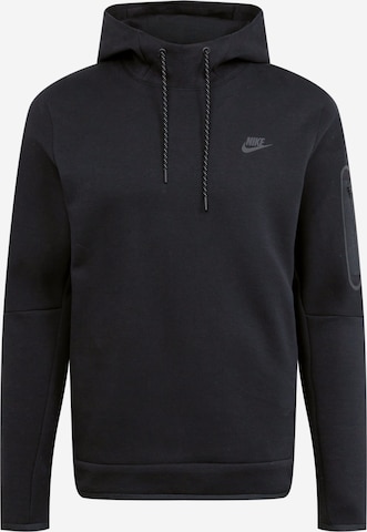 NIKE Sports sweatshirt in Black: front