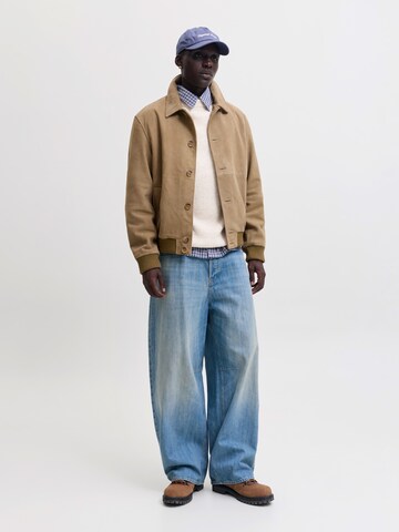 Pull-over 'JORFREDERIKSBERG OLLIE' JACK & JONES en blanc