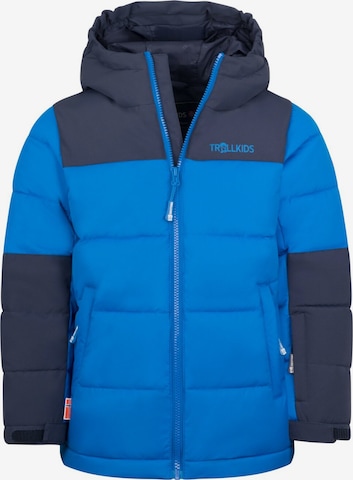 TROLLKIDS Winter Jacket in Blue: front