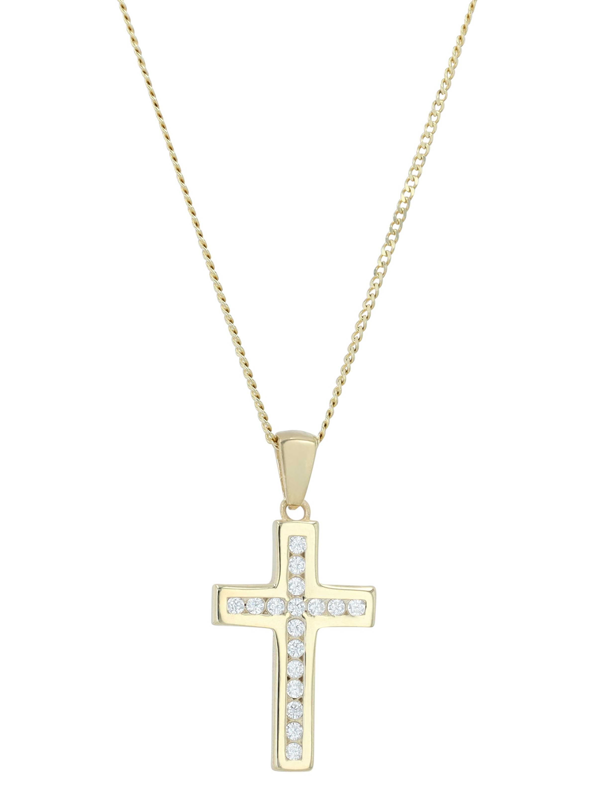Akzent Anhänger 'langlebig'‌‌‌‌‌‌‌‌ in Gold: Vorderseite