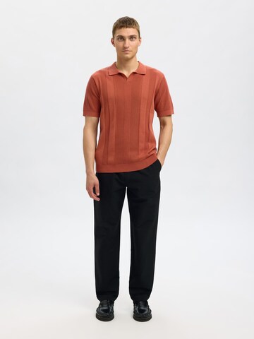 Regular Pantalon SELECTED HOMME en noir