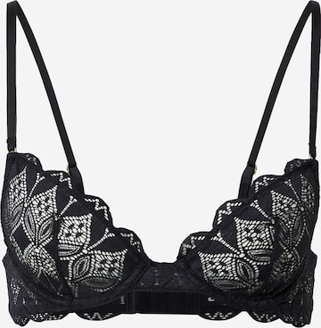 ETAM T-shirt Bra 'SKY' in Black: front