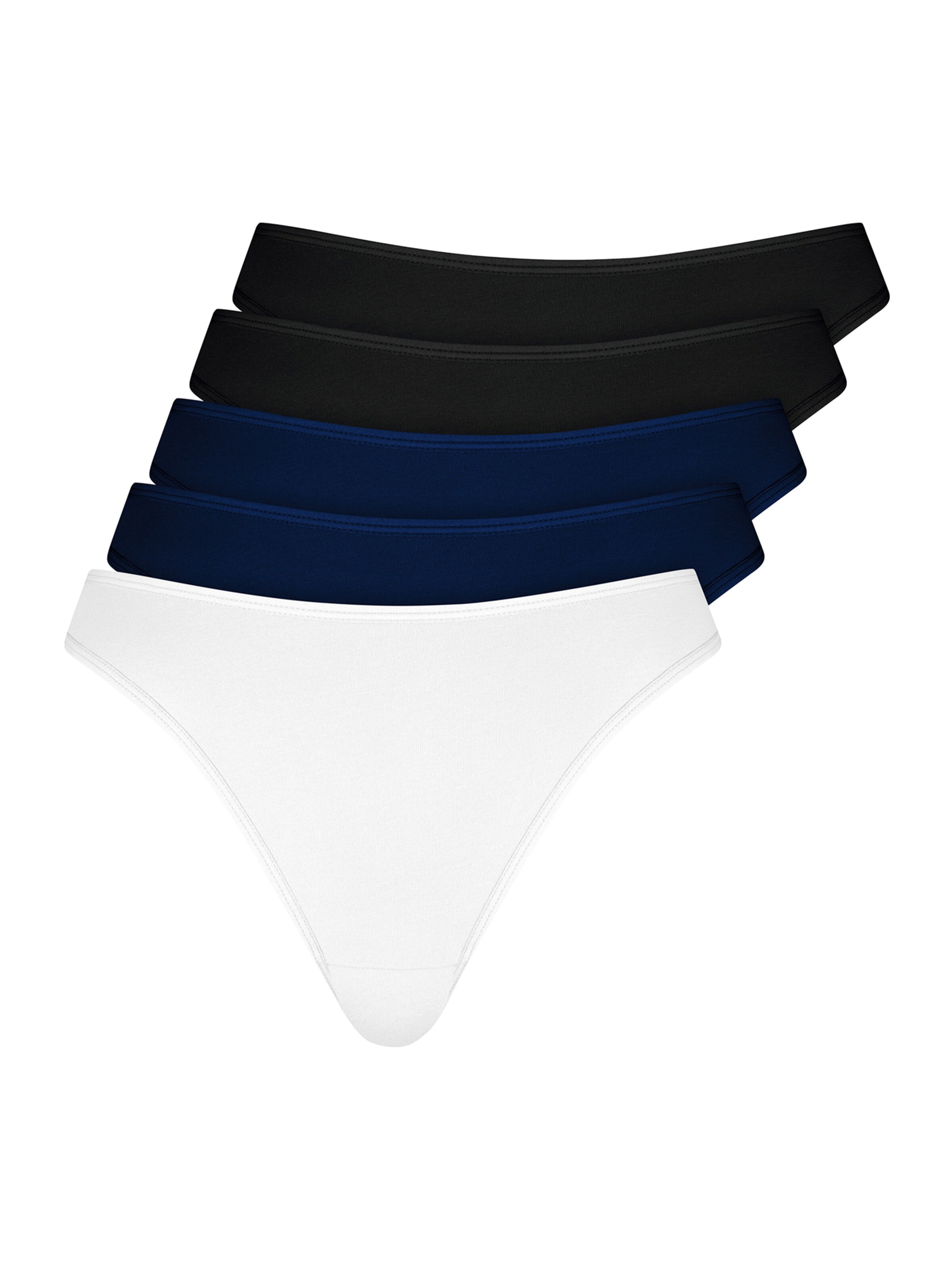 Nur Die String in Gemengde kleuren: voorkant