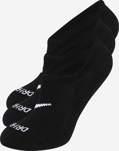 NIKE Chaussettes de sport en noir / blanc, Vue avec produit