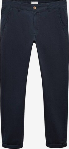 MANGO TEEN Slim fit Pants 'Chinoa' in Blue: front