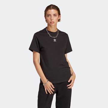 Tricou 'Adicolor Essentials' de la ADIDAS ORIGINALS pe negru: față