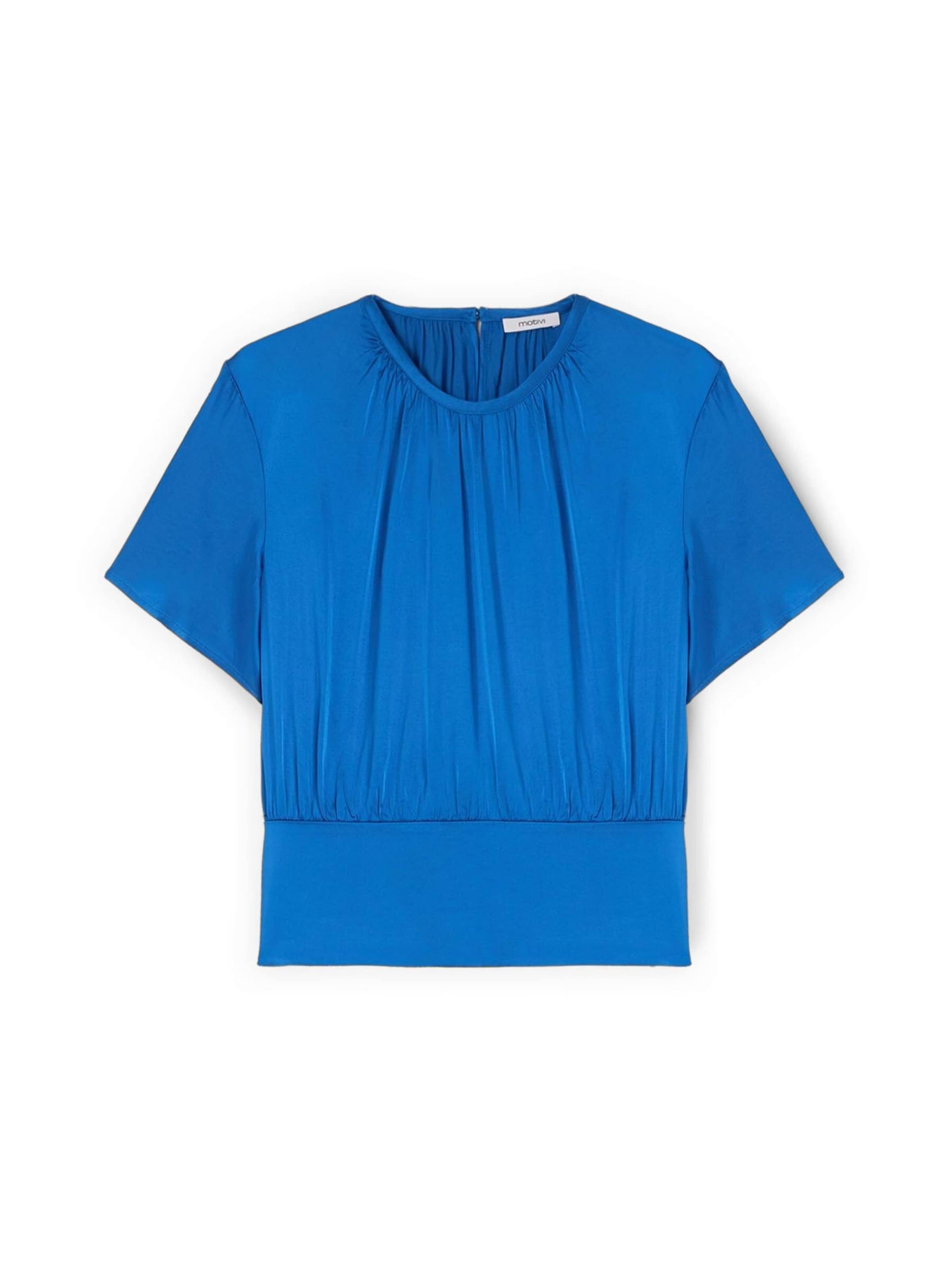 Chemisier MOTIVI en bleu : devant
