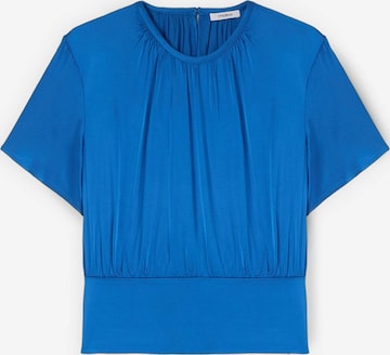 Chemisier MOTIVI en bleu : devant