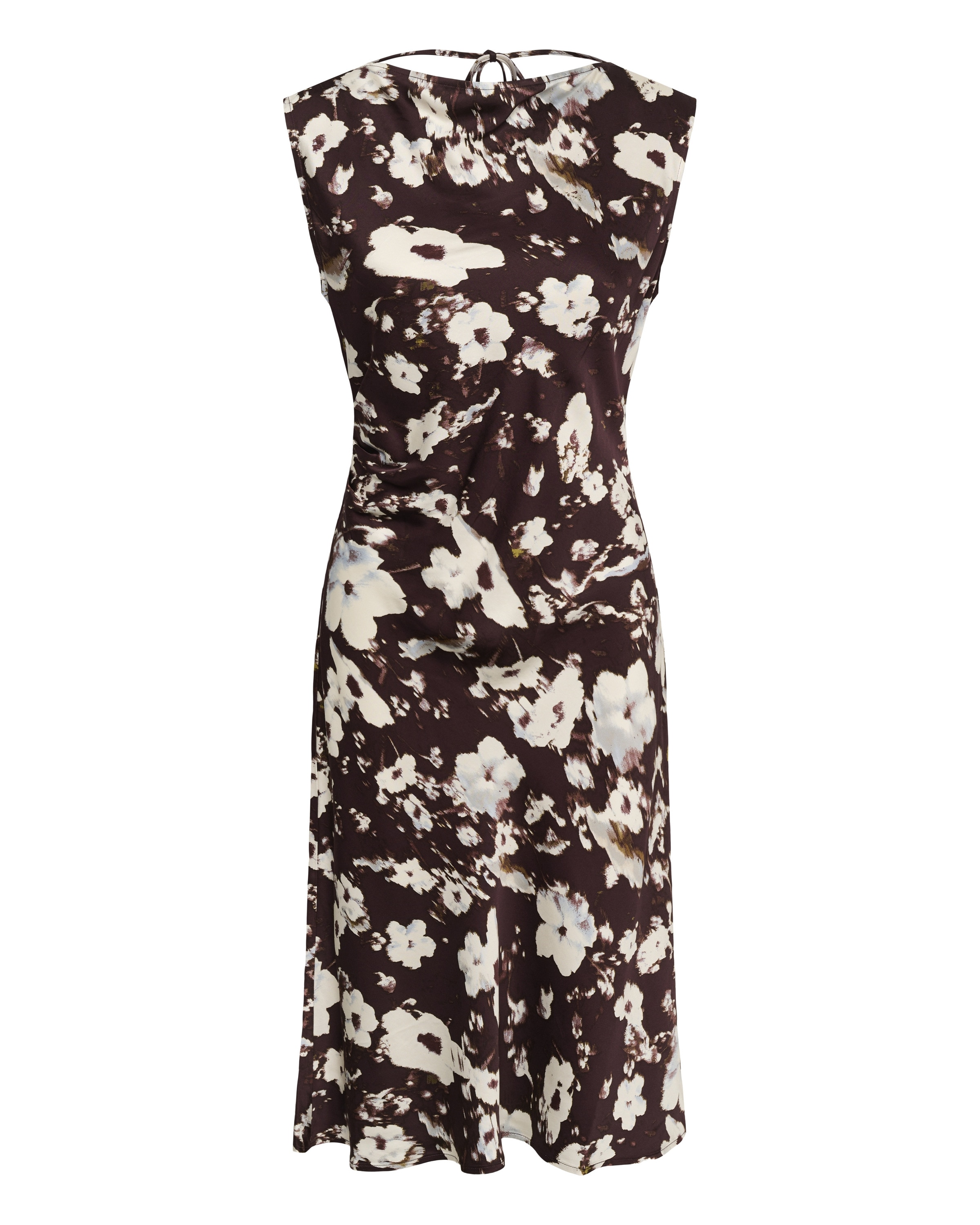 SOAKED IN LUXURY - Vestido 'Clero Mala' en marrón: frente