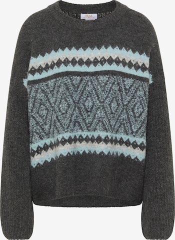 usha FESTIVAL Sweater in Grey: front