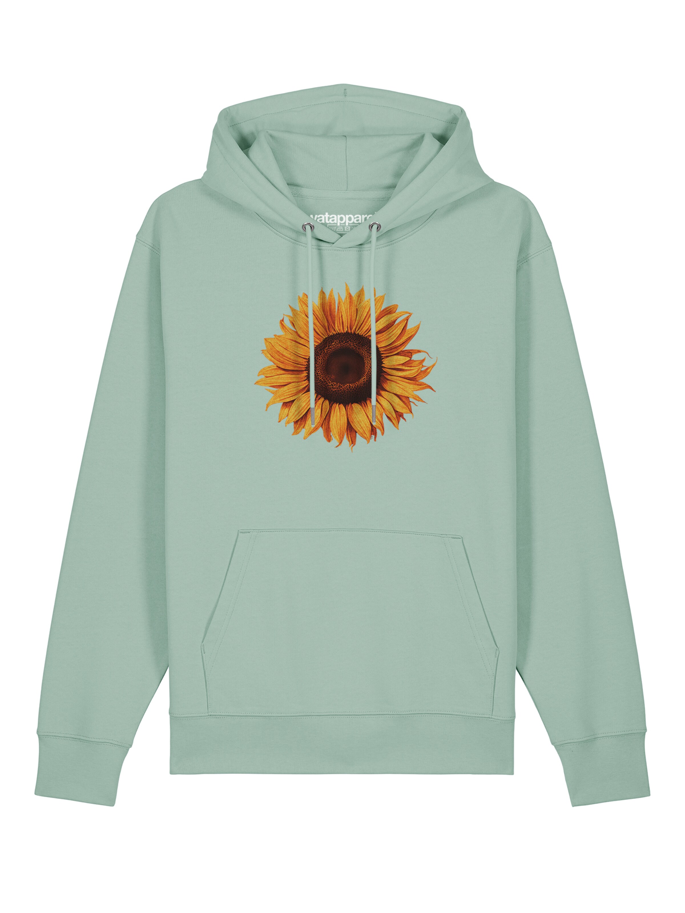 Sweat-shirt 'Sonnenblume' Watapparel en vert : devant
