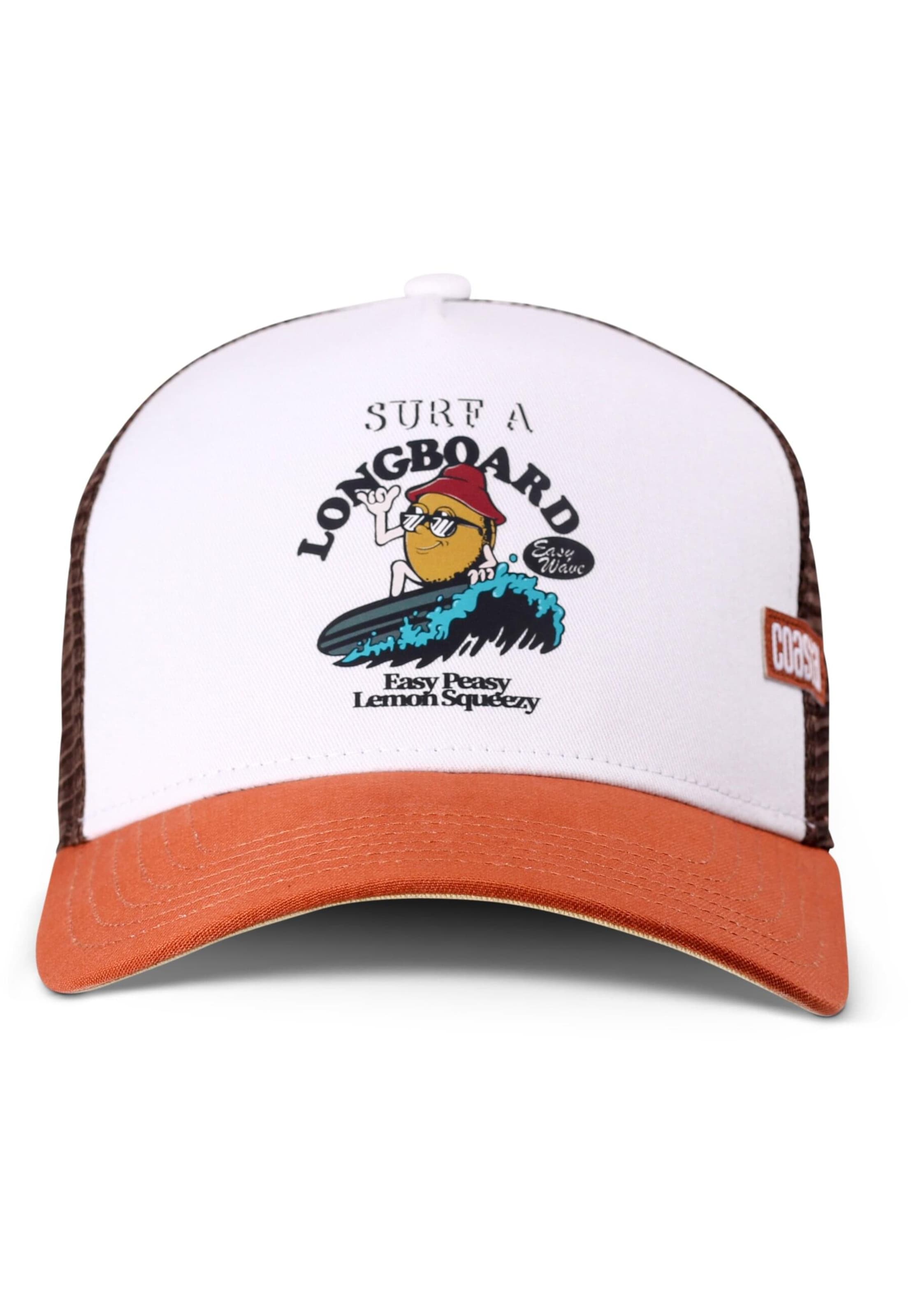 Coastal Cap 'Easy Lemon' in White