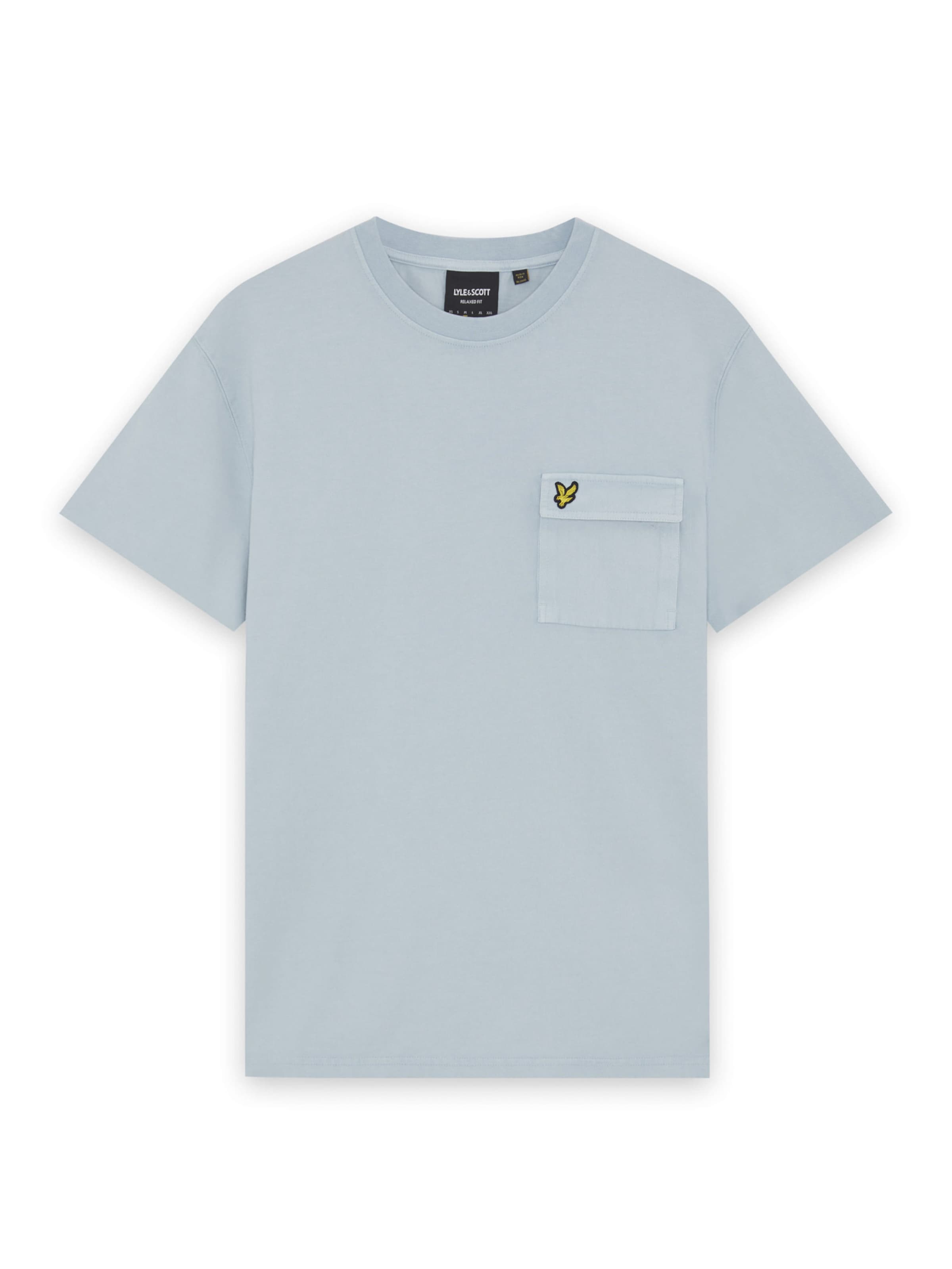 T-Shirt Lyle & Scott en bleu : devant