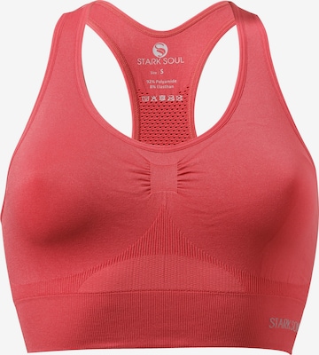 Stark Soul Sports Bra in Red: front
