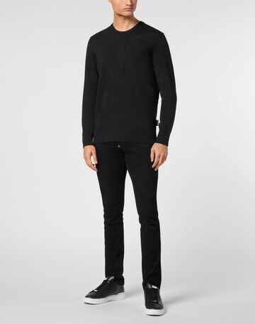 Pullover 'Skull&Bones' di Philipp Plein in nero