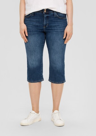 s.Oliver Slimfit Jeans in Blauw: voorkant