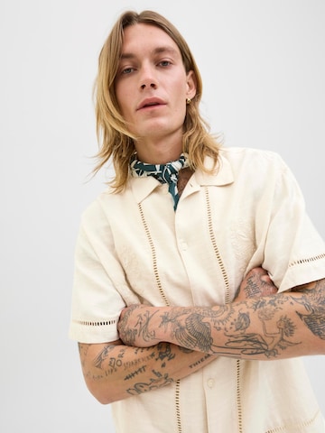 JACK & JONES Comfort Fit Skjorte i hvid