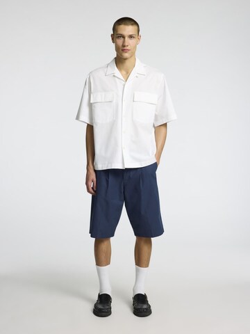 SELECTED - Ajuste confortable Camisa en blanco