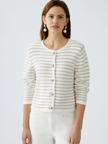 OUI Strickjacke in Beige: Vorderseite