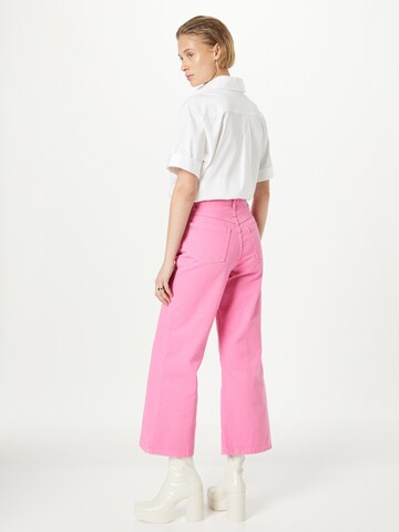 Dorothy Perkins Wide Leg Jeans in Pink