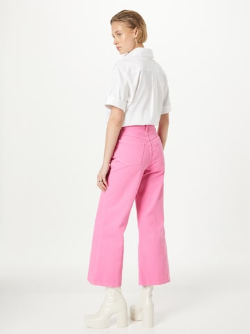 Dorothy Perkins Široke hlačnice Kavbojke | roza barva