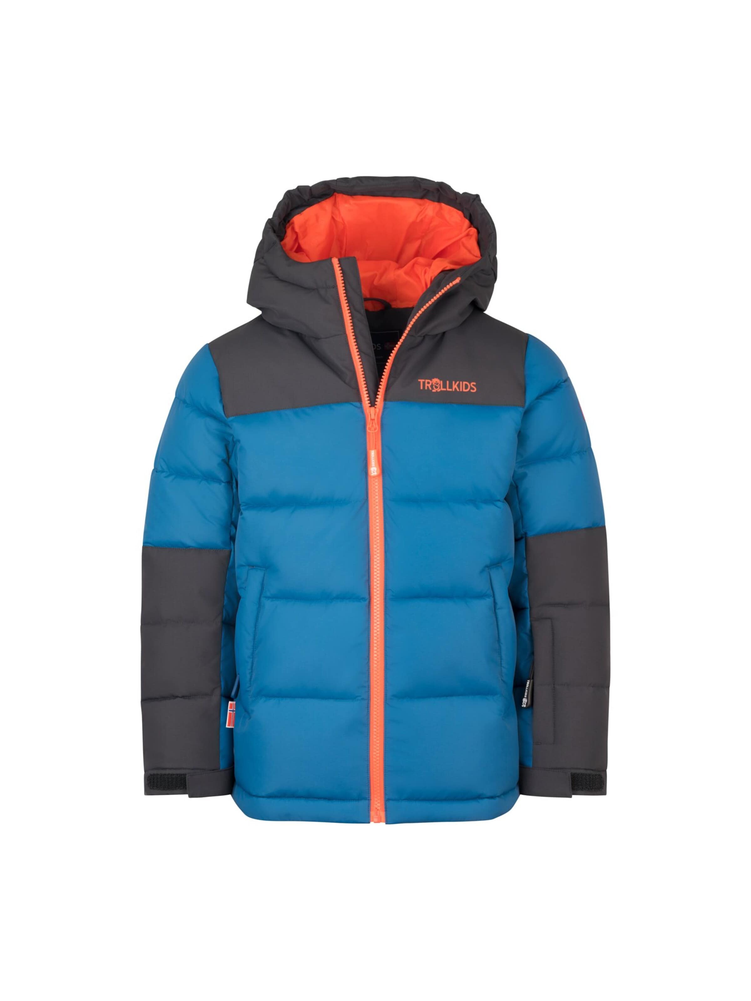 TROLLKIDS Winter Jacket in Blue: front