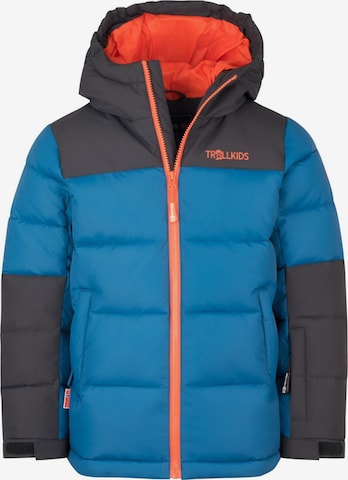 TROLLKIDS Winter Jacket in Blue: front