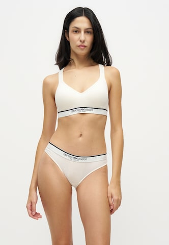 Bustier Soutien-gorge Emporio Armani en blanc