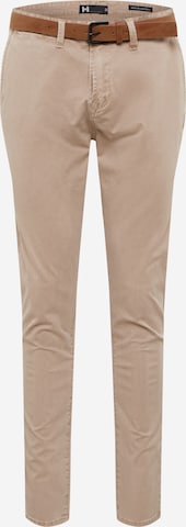 Hailys Men Slimfit Chinohousut 'Tom' värissä beige: edessä